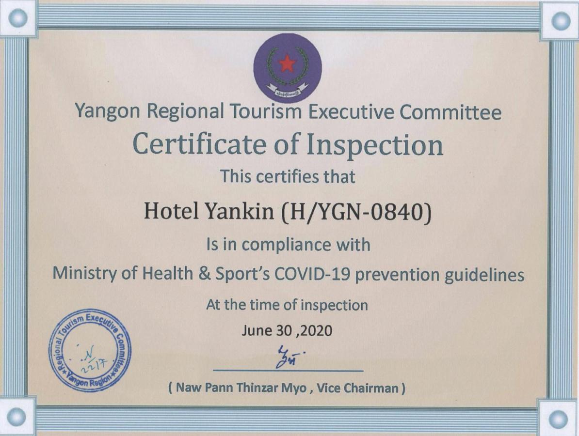 Hotel Yankin Yangón Exterior foto